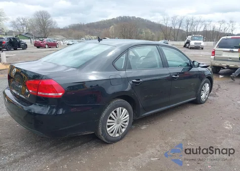 2014 Volkswagen Passat 2.5L S from USA, damaged, VIN 1VWAP7A35EC011791